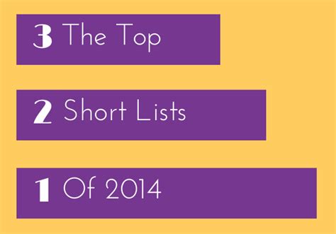 Short lists .